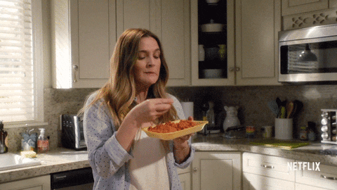 hungry drew barrymore GIF by NETFLIX