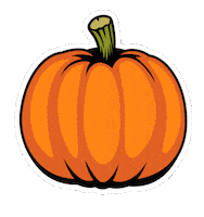 Pumpkin Patch Logo Sticker by Tate Farms