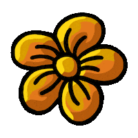 Day Of The Dead Flower Sticker by La Bakeria Bakeshop LTD
