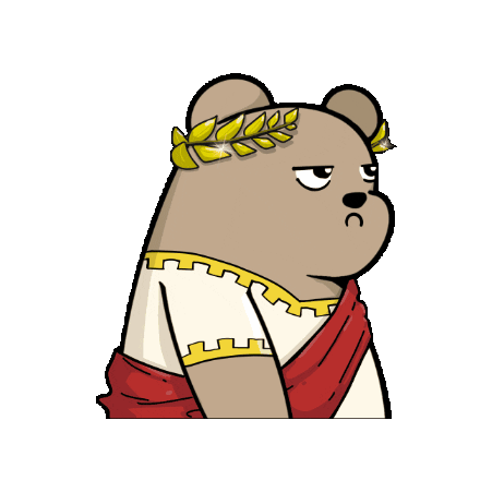 Nft Bear Sticker by SuperRareBears