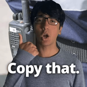 Copy that.