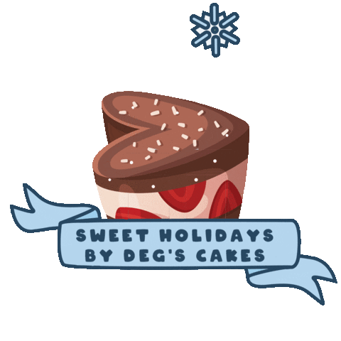 degscakes giphyupload cake holidays degscakes Sticker