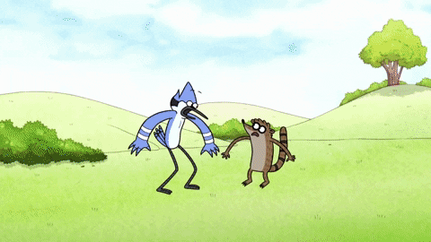 ikefuti giphyupload regular show oooh owww GIF