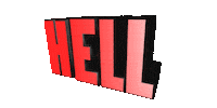 text wordart hell Sticker