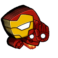 Iron Man Marvel Sticker by Paulberger