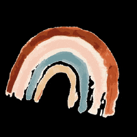 Mariuriganti rainbow nature aesthetic pastel GIF