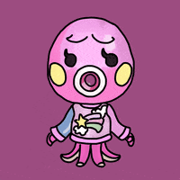 nemossky octopus animal crossing marina acnh GIF