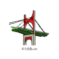 Pais Vasco Bridge Sticker by Txikito