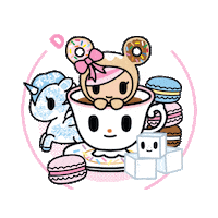 Donutella Sticker by tokidoki
