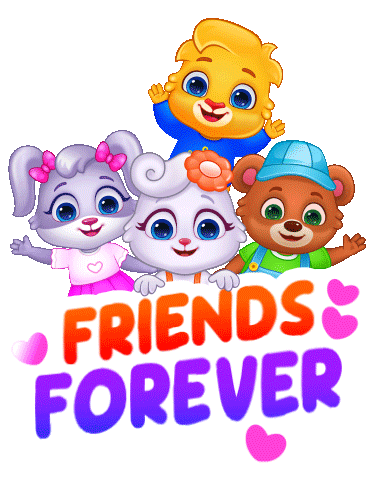Best Friend Besties Sticker by Lucas and Friends by RV AppStudios