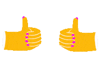 Pink Hands Sticker by Bettyestpartout
