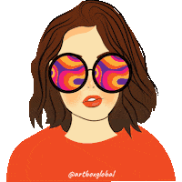 Tired Acid Trip Sticker by ArtBox Global