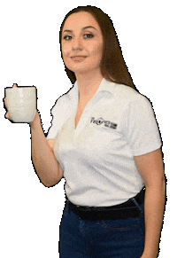 Cup Of Coffee Sticker by The Rivas Team