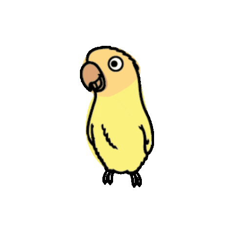 Bird Love Sticker by MPVormgever