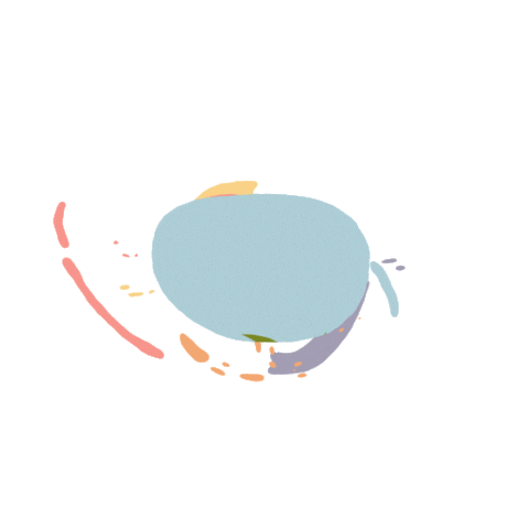 Animation Rainbow Sticker