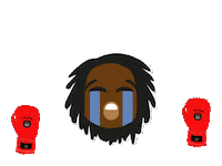 Sad Gloves Sticker by Jonp
