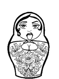 Russia Pole Dance Sticker by Kiska