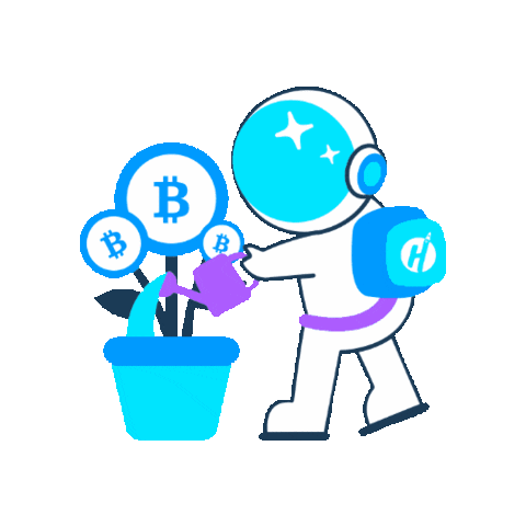 Crypto Grow Sticker by Hodlnaut