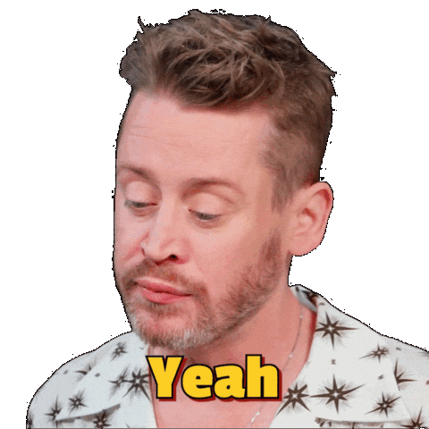 Macaulay Culkin Yes Sticker by First We Feast