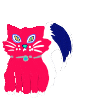 Cat Sticker by bobercreative