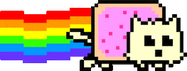 Cat Pixel Sticker by Munjo Munjo
