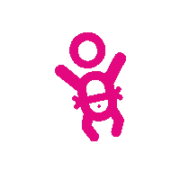 Pink Dite Sticker by Pilulka.cz