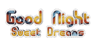 Good Night Love Sticker by OpticalArtInc.