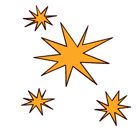 Stars Night Sticker
