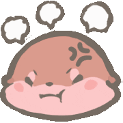 chuchuotter angry mad otter otters Sticker