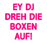Party Dj Sticker by Ingo ohne Flamingo