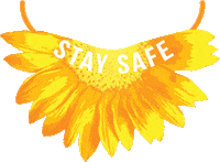 Corona Stay Safe Sticker by sonflower_