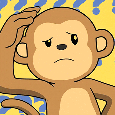 Question No GIF by Wise Monkey Meme