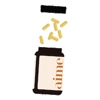 beautysupplements glow Sticker