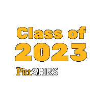 PittSHRS college graduation 2023 grad Sticker