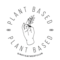 Go Vegan Plant Based Sticker by ANTI EAT MEAT CLUB