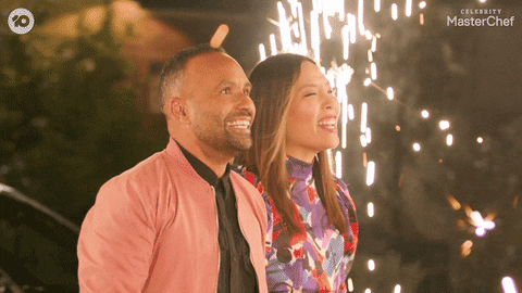 Happy Celebrity Masterchef GIF by MasterChefAU