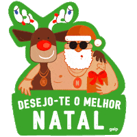 GALP_ natal energia meias prendas Sticker