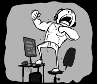 Yell King Kong GIF by CC0 Studios