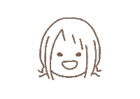 Grin おんなのこ Sticker