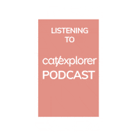 Cat Podcast Sticker by Catexplorer