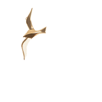 Gold Birds Sticker by All the Luck in the World