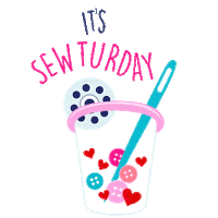Its Sewturday Sticker by alles-fuer-selbermacher