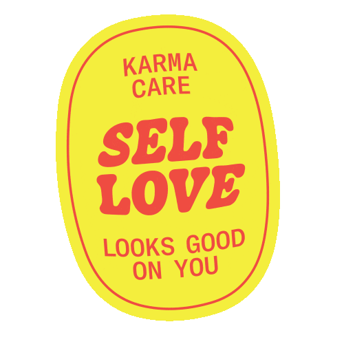 Karmacare skincare good karma karma care selfcare selflove Sticker
