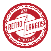 retrolangos food magyar hungary hungarian Sticker
