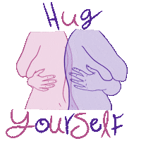 charliebourdeau women woman hug drawing Sticker