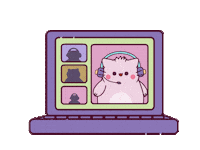Excuse Me Cat Sticker by Pembe