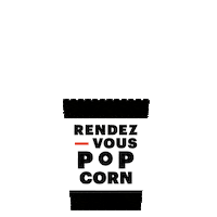 Cinema Popcorn Sticker by Québec Cinéma