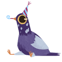 Trash Doves Dancing Sticker by Syd Weiler