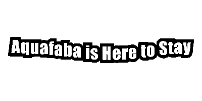 Aquafaba Sticker by Jennifer Greenhill