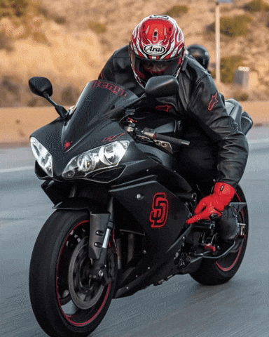 Motorcycle Rollers GIF